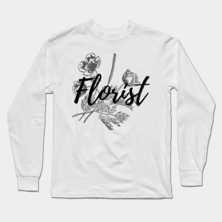 Florist Flower Power Long Sleeve T-Shirt